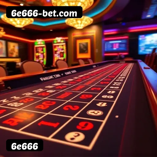 Jogos de Mesa Premium 6e666 - Blackjack, Roleta, Baccarat